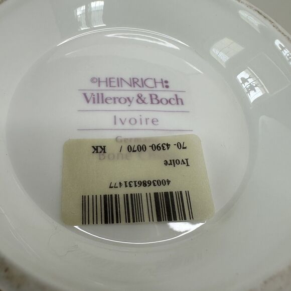 Villeroy & Boch Germany IVOIRE Chateau Collection 4 Cup Coffee Pot Lid NWT - Picture 9 of 14